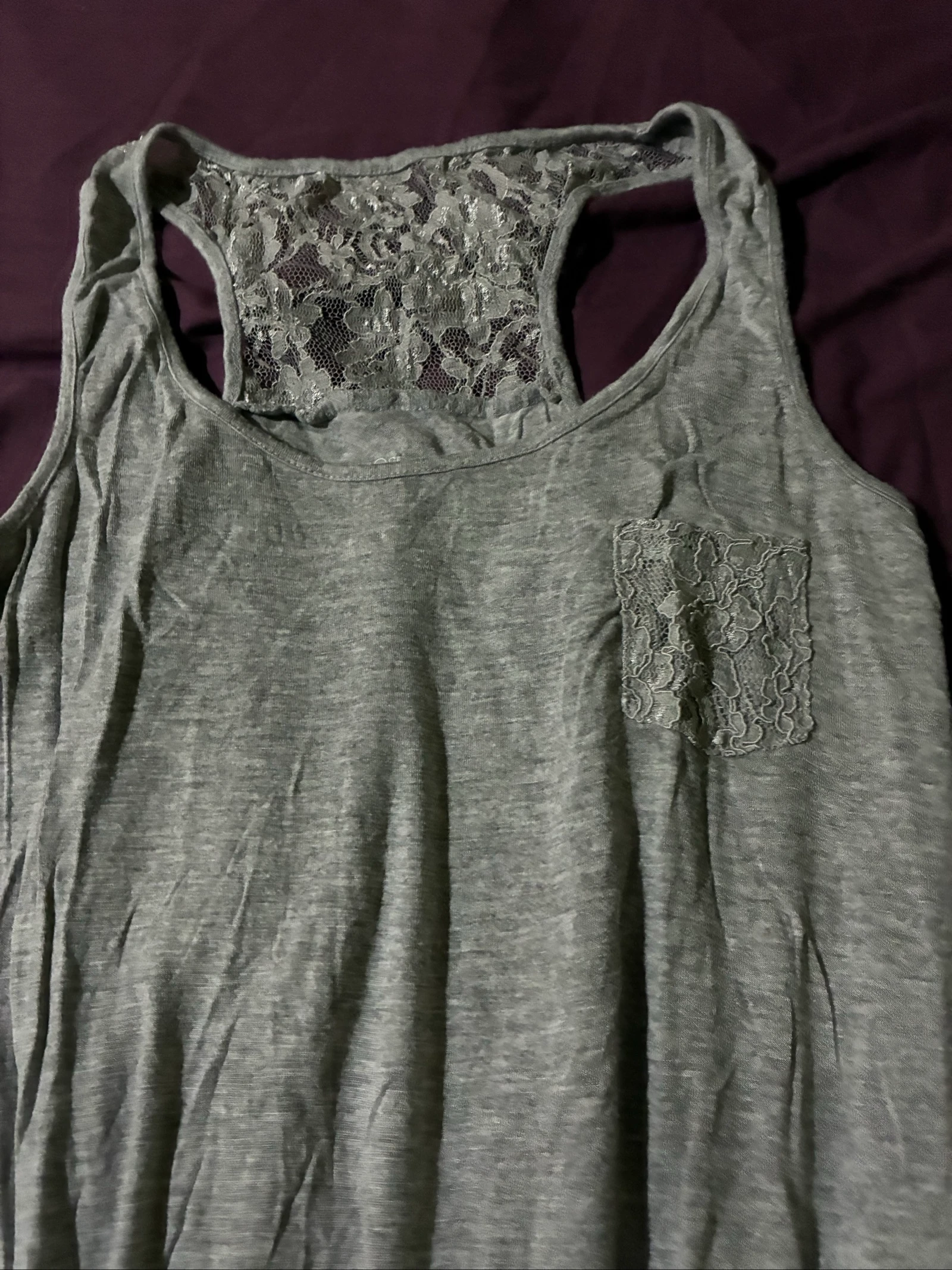 Esmara grey lace-up back and pocket casual style skort size 36/38 – photo 4